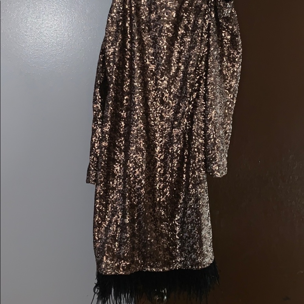 You'll stop traffic in this sequence dress!